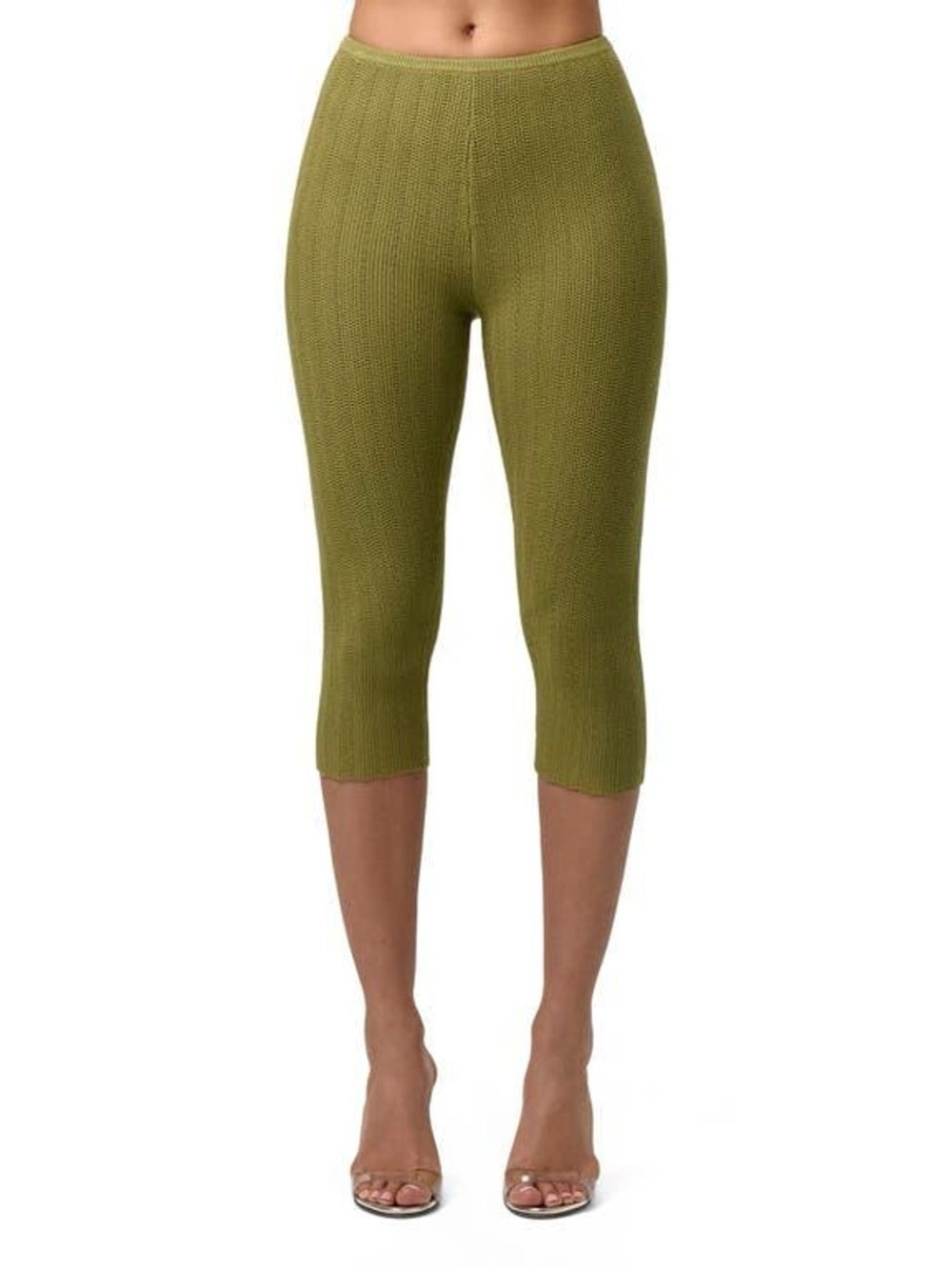 Naked Wardrobe Knit Capri Sage
